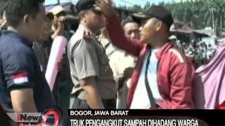 Truk pengangkut sampah dihadang warga - iNews Petang 06/04