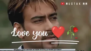 WhatsApp ❤️Status ll💕Woh Ladki Bahut Yaad Song Qayamat)Ajay Devgn 90's Boll🥀ywood Songs #sadstatus