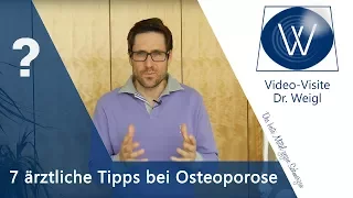 7 Tipps 💡 Osteoporose vorzubeugen & zu behandeln | Osteoporose Tipps, Prophylaxe und Ernährung