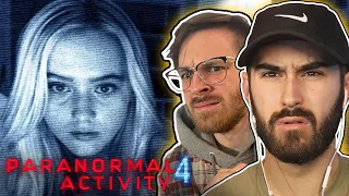 We Watch PARANORMAL ACTIVITY 4 For The First Time! (Horror Movie Reaction)