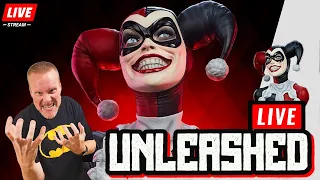 🔴 LIVE UNLEASHED UNBOXING: Harley Quinn Life-Size Bust | Sideshow Collectibles