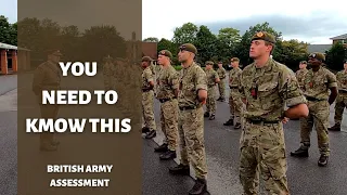 YOU NEED TO KNOW THIS! British Army Assessment Centre