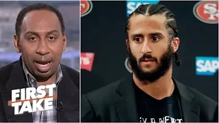 'Colin Kaepernick looks bad' after reported settlement with the NFL - Stephen A. | First Take