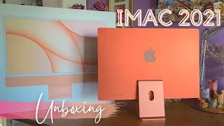 Apple M1 iMac 2021 Unboxing | Orange | First Look!