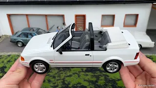 1:18 Ford Escort Mk4 XR3i Cabriolet 1986, Diamond White - Otto-mobile [Unboxing]