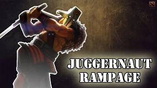 Dota 2  Winners Team Moment 1 (5k MMR Juggernaut rampage)