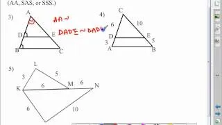 Geometry Chapter 7 Section 5