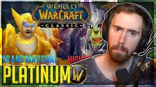 Asmongold Reacts to "So, You Want To Be Rank 14 in Classic WoW?" by Platinum WoW