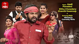 Hyper Aadi, Dorababu,Shanti Swaroop & Raising Raju Hilarious Comedy Skits | Jabardasth | ETV Telugu