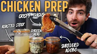 How I make 18 Meals from One Whole Chicken