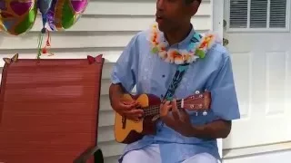 Somewhere Over The Rainbow/What A Wonderful World (Israel Kamakawiwo'ole) on Ukulele - Guno Thompson