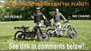 $250 OFF LINK! UBCO 2x2 Electric Motorcycle Bike Review. Best Hunting Vehicle Period!