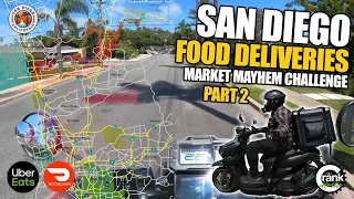 San Diego Food Deliveries On Scooter/Motorcycle Yamaha Zuma UberEats DoorDash Dasher | Market Mayhem