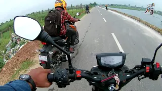 TVS Apache 160 4V vs HONDA Hornet CB160R | Drag Race