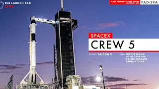 LIVE! SpaceX Crew 5 Launch