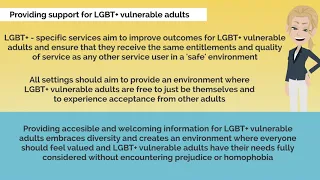 Safeguarding Vulnerable Adults Support for LGBTQ People