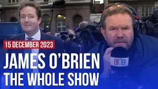 Breaking: Piers Morgan knew about phone hacking | James O’Brien - The Whole Show
