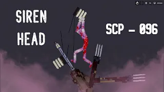 Siren Head vs SCP-096 in People Playground 1.9