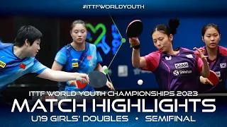 Kuai/Xu vs Lee/Park | U19 GD-SF | ITTF World Youth Championships 2023