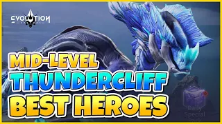 Mid-Level Thundercliff Boss Best Heroes & Gears | Eternal Evolution