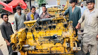 Rebuilding Of Komatsu Bulldozer D85 Engine Completely | How Expert Mechanics Repair Engine