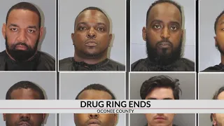 8 arrested, 1 wanted in drug trafficking investigation, Oconee Co. sheriff says