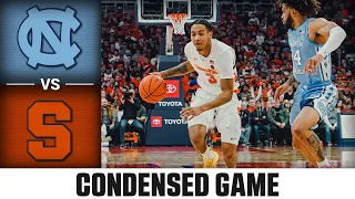 North Carolina vs. Syracuse Condensed Game | 2022-23 ACC Men’s Basketball