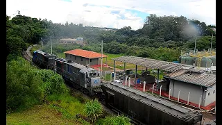 Trem carregado em Lavras, Rota do Calcario