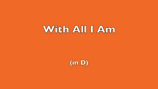 With All I Am (D) | Hillsong