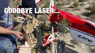 I CRASHED my red LASER  =(