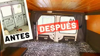 De Furgón a MOTORHOME🚐 proceso completo🛠 | Una Trafic Por América ♥