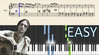 Hallelujah (Jeff Buckley) - EASY Piano Tutorial + Sheets