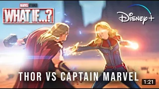 what if ep 7 || Captain Marvel vs Thor || Epic Momement