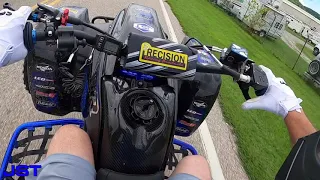 POV RIDING THE 389R    THIS QUAD IS FAST 💨