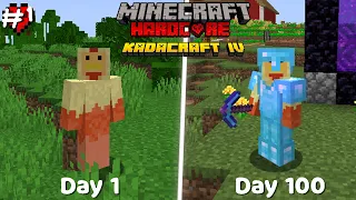 I Survived 100 Days in Minecraft Hardcore (Kadacraft)