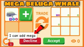 🔥✨ TRADING *NEW* MEGA BELUGA WHALE! MASSIVE WIN AND BIG OVERPAY OFFERS! in #adoptme