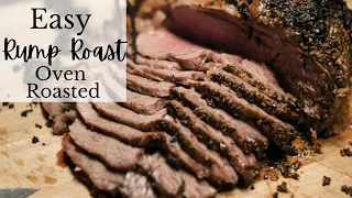 Easy Oven Roasted Rump Roast Recipe