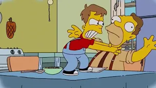 Homer Strangles His Father