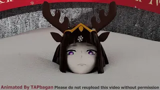 (Blender) Tharja in a Snowglobe