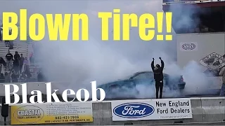 EPIC CAMARO BURNOUT (TIRE EXPLODES)!