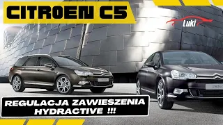 Citroen C5 Regulacja Zawieszenia Hydractive ,  Jak Wyregulować Zawieszenie Citroen C5 Hydractive