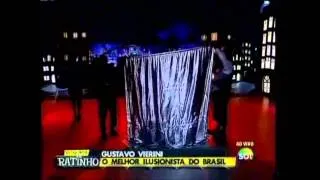 ILUSIONISTA GUSTAVO VIERINI arrepia RATINHO - SBT com uma experiência do ALÉM