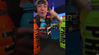 Every flavor of KSI & Logan Paul's PRIME Drink compared to Gatorade...which is better? #SHORTS