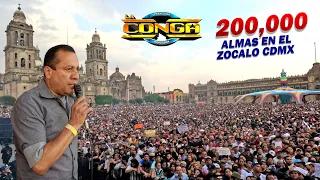 🔥 SONIDO LA CONGA , ANTE 200 000 SONIDEROS | NOCHE DE PRIMAVERA ZOCALO CDMX | EVENTO HISTORICO 🔥