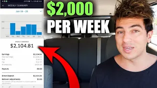 How To Make Over $2,000 PER WEEK As An Uber Driver!