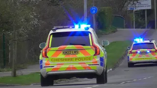 *RARE* Cheshire RACU Volvo V90 & Volvo XC90 Responding grade 1 To a 4 car crash on the A55 In blacon