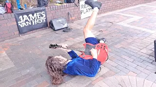 AC/DC - Givin The Dog A Bone by Angus Young Street Performer!