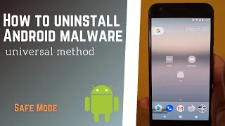 How to manually remove Android malware that prevents user from being uninstalled | Safe Mode FluBot