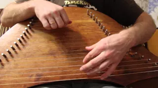 Шлемовидные гусли. Ярославские, 17 в. реконструкция. Gusli. Lyre. Psaltery.