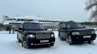 Старый и свежий Range Rover L322 в снегу. В чем разница?